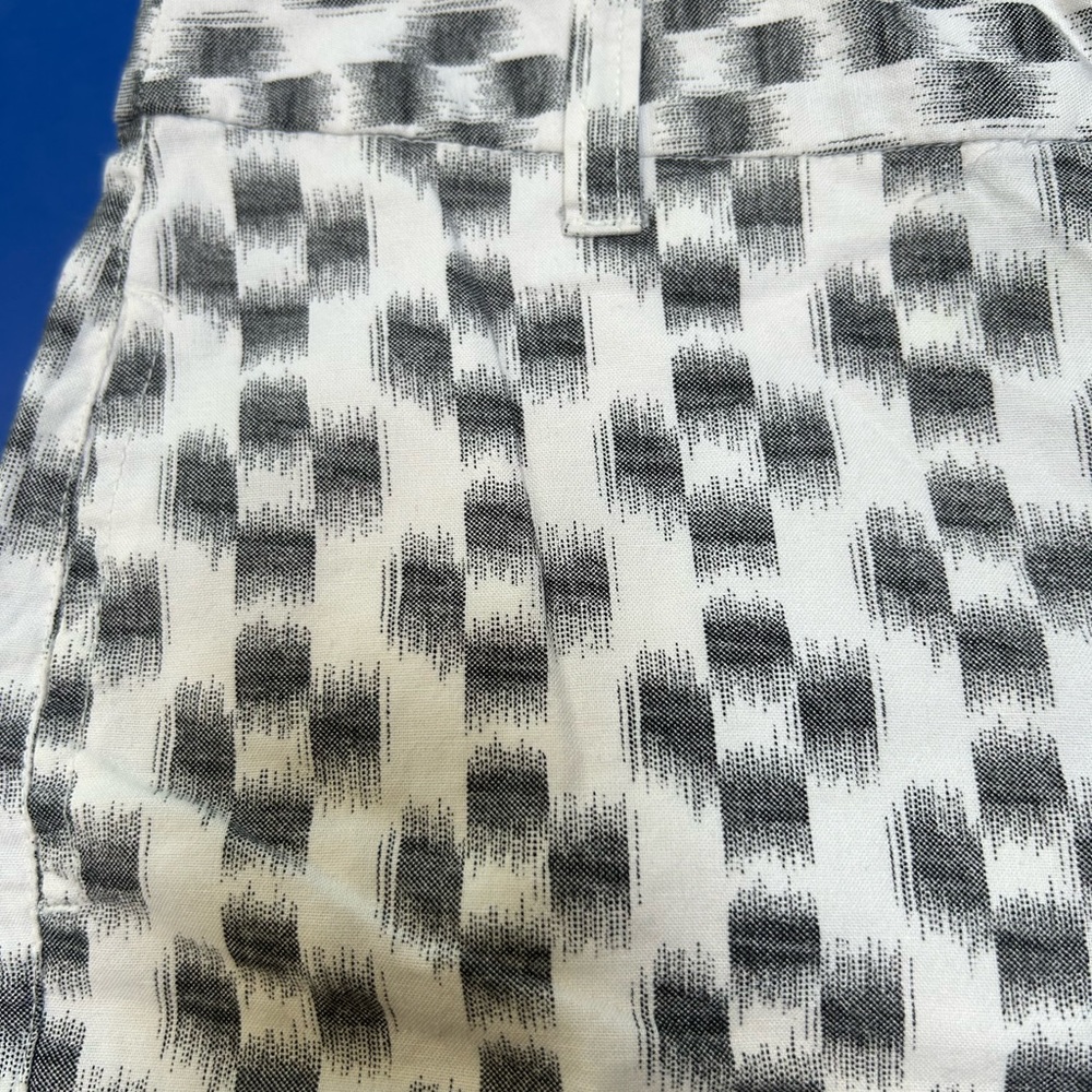 Black and White Patterned Pants